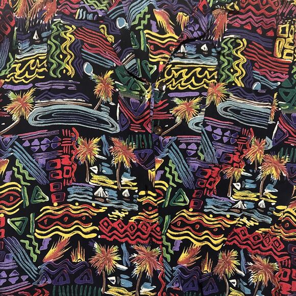 Hawaiian Shirt CHICOS DESIGN Size 3 - Picture 2 of 8